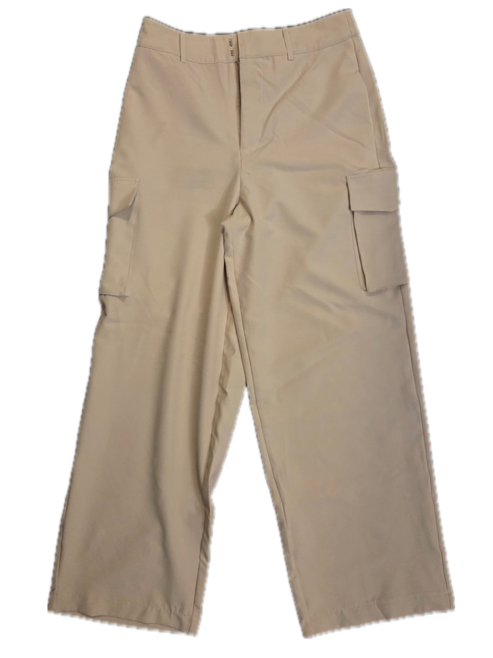 By Design Aliyah Khaki Cargo 90’s Style Women’s Wide-Leg Pants